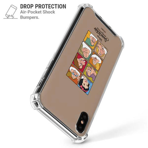 Disney Snow White Character Portraits iPhone XS Max Clear Case
